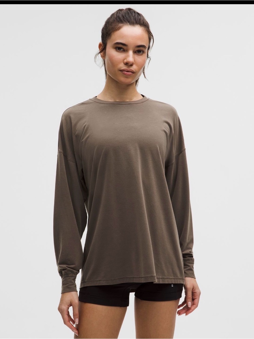 NWT Lululemon Easyset Relaxed Long Sleeve Shirt in Dilute Wash Elmwod Color